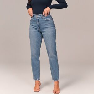 Abercrombie Curve Love High Rise Mom Jeans